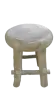 Product image 2 of the product “Round stool with 4 feets made of teak root, about 36cm diameter and 45cm height ”